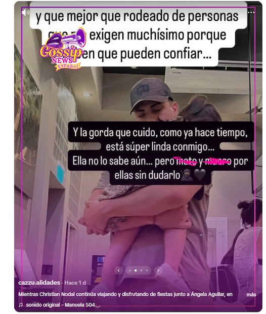 Guardaespaldas de Cazzu. Foto: Tomada de TikTok @cazzu.alidades