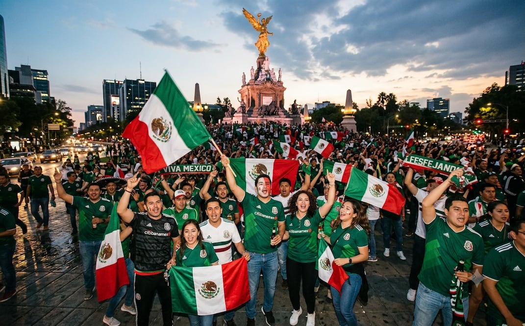 La afición quiere despedirse del Tri: convocan a un emotivo homenaje en el Ángel de la Independencia. Foto: IA