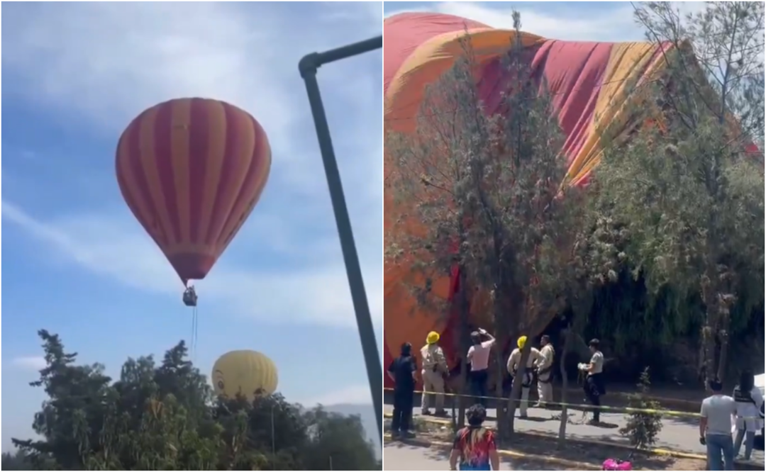 Otro accidente en globo aerostático en Teotihuacán; al menos 10 heridos. VIDEOS. Fotos videos de twitter