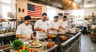 Buscan cocineros de línea para trabajar en Estados Unidos: Darán visa de trabajo (requisitos y salario)