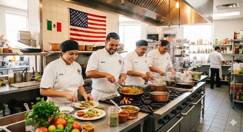 Buscan cocineros de línea para trabajar en Estados Unidos: Darán visa de trabajo (requisitos y salario)