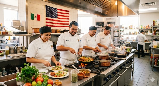 Buscan cocineros de línea para trabajar en Estados Unidos: Darán visa de trabajo (requisitos y salario)