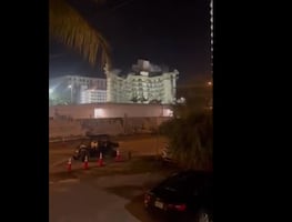 Video. Así fue demolido el edificio que colapsó en Miami Dade