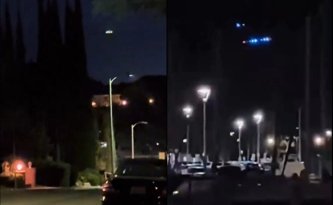 Alertan por avistamiento masivo de ovnis en California, Estados Unidos. VIDEO. Foto: Tomada de Twitter