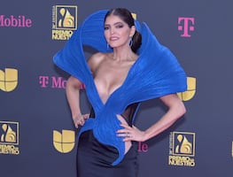 Ana Bárbara luce espectacular vestido con escote profundo a sus 53 años en Premios lo Nuestro