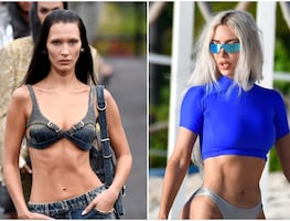 ¿Está de regreso la talla 00? Kim Kardashian y Bella Hadid encabezan la tendencia