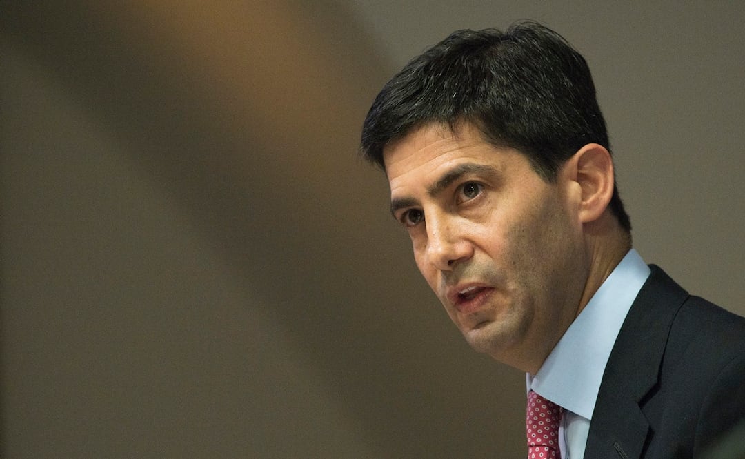 Trump nomina a exgobernador Kevin Warsh para ser próximo presidente de la Fed. Foto: EFE/EPA/WILL OLIVER