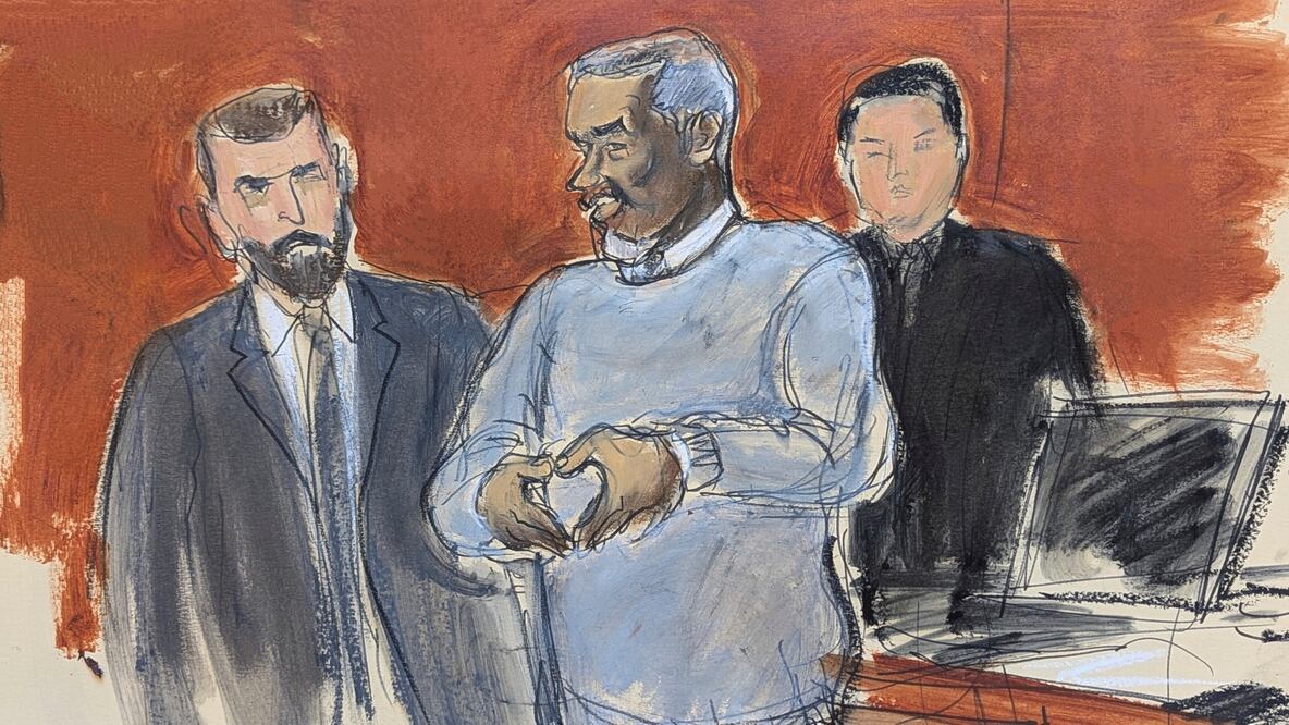 Expareja de Diddy lo acusa en juicio: “Me obligaba a participar en orgías” (Elizabeth Williams via AP)