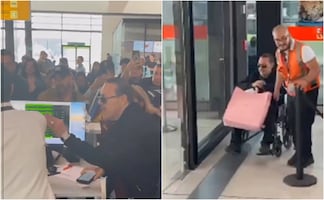 Julio Preciado 'explota' contra empleados de Volaris en pleno aeropuerto: ‘¡Ustedes no dan soluciones, son títeres!