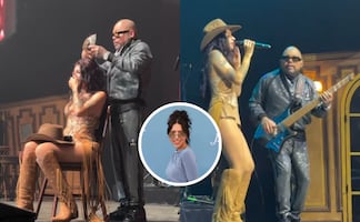 A.B. Quintanilla “corona” a Cazzu en concierto y recuerdan cuando ignoró a Ángela Aguilar 