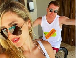 Videos. El destino de lujo de la luna de miel de 'Canelo' y Fernanda Gómez