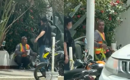 ¡Indignante! Estadounidense “corre” a trabajador mexicano que desayunaba en calles de Mazatlán