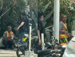 ¡Indignante! Estadounidense “corre” a trabajador mexicano que desayunaba en calles de Mazatlán