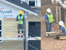Estadounidenses toman puestos de migrantes en construcción: "Esa casa estará lista en 10 años", dicen