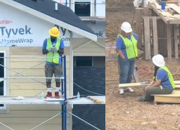 Estadounidenses toman puestos de migrantes en construcción: "Esa casa estará lista en 10 años", dicen