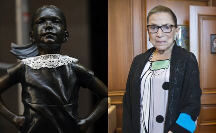 La 'Niña sin miedo' rinde homenaje a la jueza Ruth Bader Ginsburg