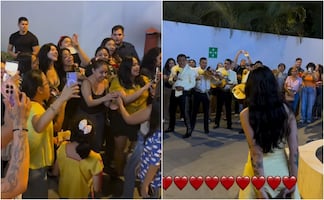 Así fue la serenata que los fans de Cazzu le llevaron en Mérida: "Me explota el corazón", dice la argentina