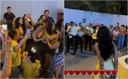 Así fue la serenata que los fans de Cazzu le llevaron en Mérida: "Me explota el corazón", dice la argentina