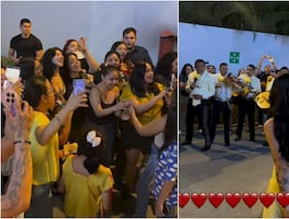 Así fue la serenata que los fans de Cazzu le llevaron en Mérida: "Me explota el corazón", dice la argentina