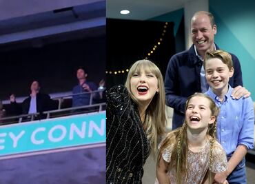 Captan al príncipe William bailando en concierto de Taylor Swift en Londres. VIDEO