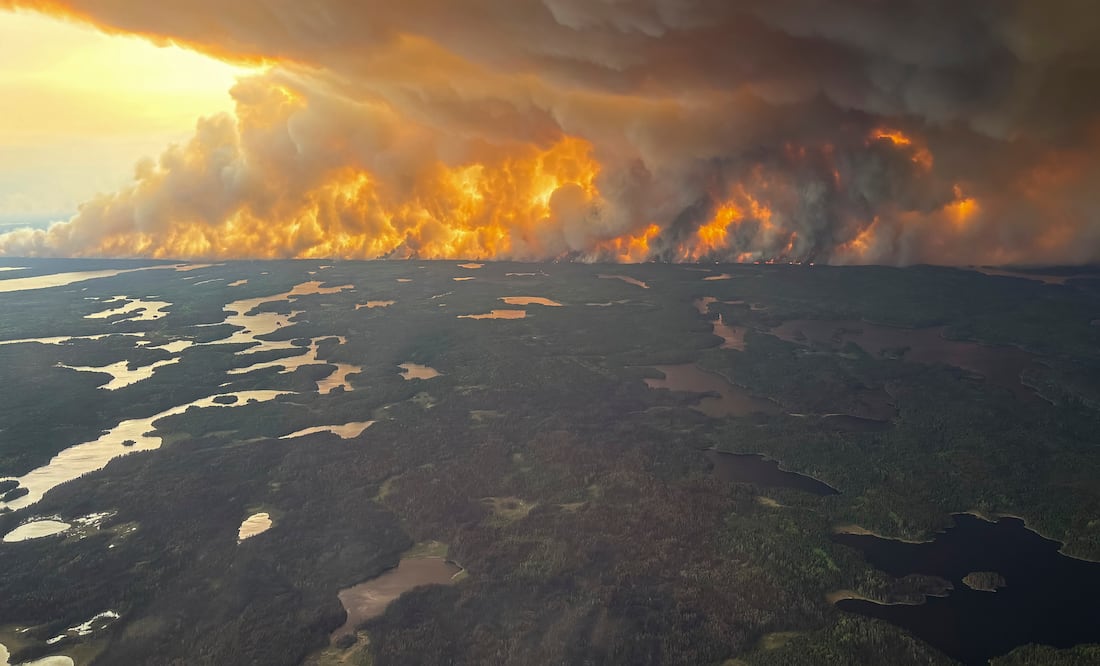 Incendios forestales en el oeste de Canadá: situación crítica y evacuaciones masivas FOTO: EFE