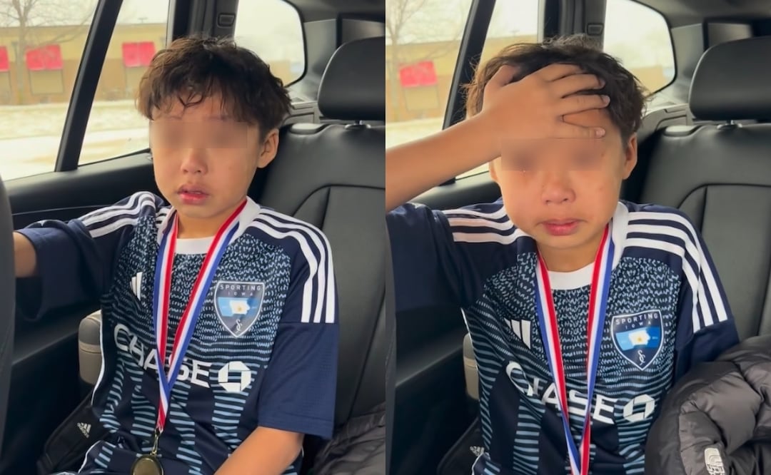 Niño rompe en llanto en partido de futbol en EU tras comentario “Me dijo que Trump me atraparía”. VIDEO. Foto: Tomada de Facebook Mtee Tet