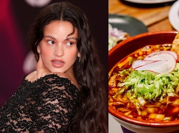 Rosalía prueba por primera vez el pozole en La Casa de Toño y su reacción se vuelve viral. VIDEO