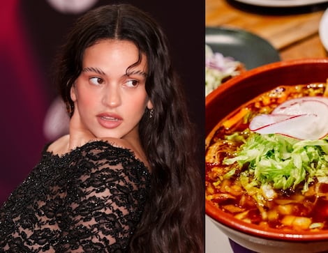 Rosalía prueba por primera vez el pozole en La Casa de Toño y su reacción se vuelve viral. VIDEO