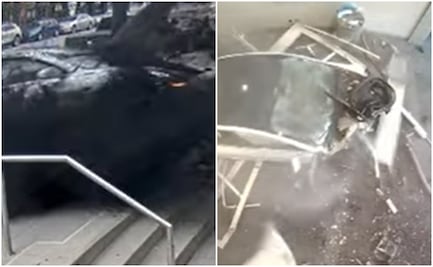 Video. Tesla sin frenos se estrella a toda velocidad con edificio en Ohio