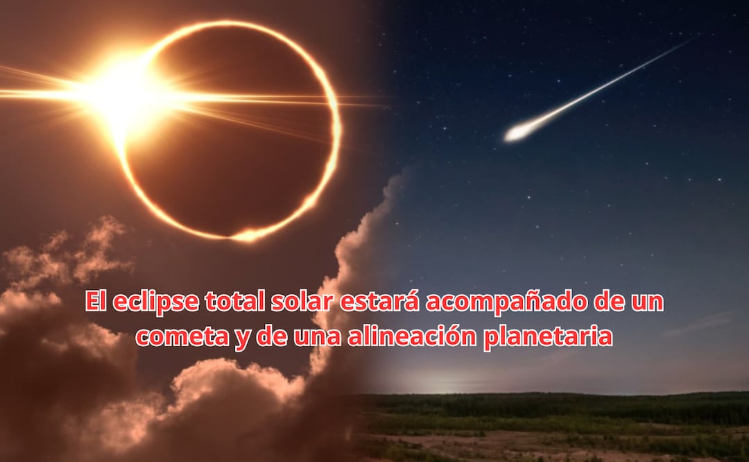 El eclipse total solar del 8 de abril se verá con una alineación planetaria y el Cometa Diablo. Foto: iSTOCK