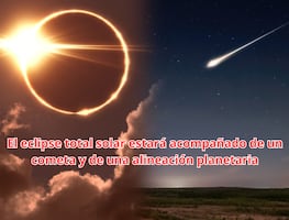 El eclipse total solar del 8 de abril se verá con una alineación planetaria y el Cometa Diablo