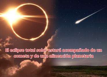 El eclipse total solar del 8 de abril se verá con una alineación planetaria y el Cometa Diablo