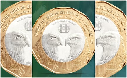 ¿Cómo conseguir la moneda de $20 pesos, que conmemora la relación México-Estados Unidos?
