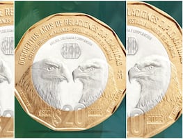 ¿Cómo conseguir la moneda de $20 pesos, que conmemora la relación México-Estados Unidos?