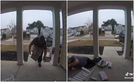 Video. Lanzan recaudación para repartidora a la que se le cayeron las pizzas en EU