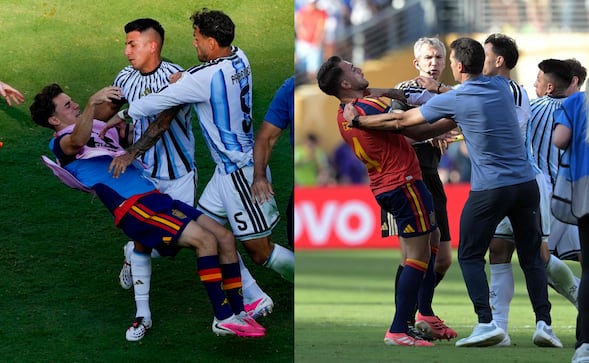 ¿Qué pasó con Leandro Paredes, Gavi y García tras triunfo de España? El detrás de la violenta agresión del argentino