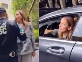 Apodan "Lady Racista" a mujer que agredió a policía de la CDMX por ponerle 'araña' a su auto de lujo