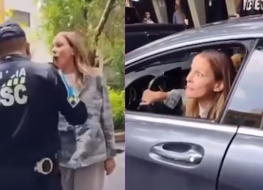 Apodan "Lady Racista" a mujer que agredió a policía de la CDMX por ponerle 'araña' a su auto de lujo