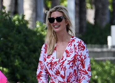 Captan a Ivanka Trump destilando glamour en playas de Florida