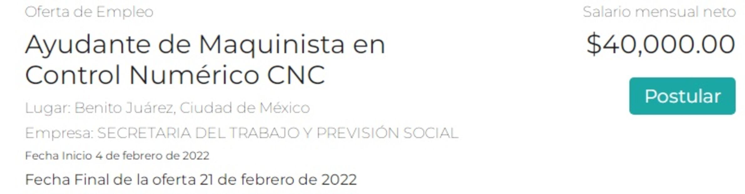 ¿Buscas trabajo? Canadá solicita mexicanos para ser ayudantes de maquinista