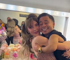 Belinda carga a Abelito y desata críticas en redes por “tratarlo como niño”. VIDEO