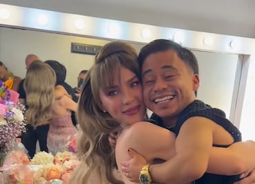 Belinda carga a Abelito y desata críticas en redes por “tratarlo como niño”. VIDEO