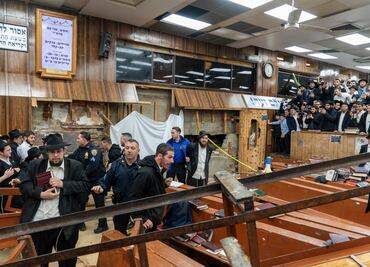 Descubren túneles secretos bajo una sinagoga de Nueva York; arrestan a judíos. VIDEOS