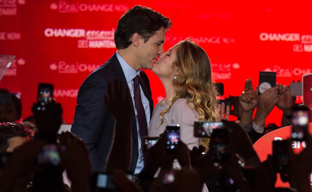 Justin Trudeau anunció su separación de Sophie Gregoire despues de 18 años de casados. Foto: AFP