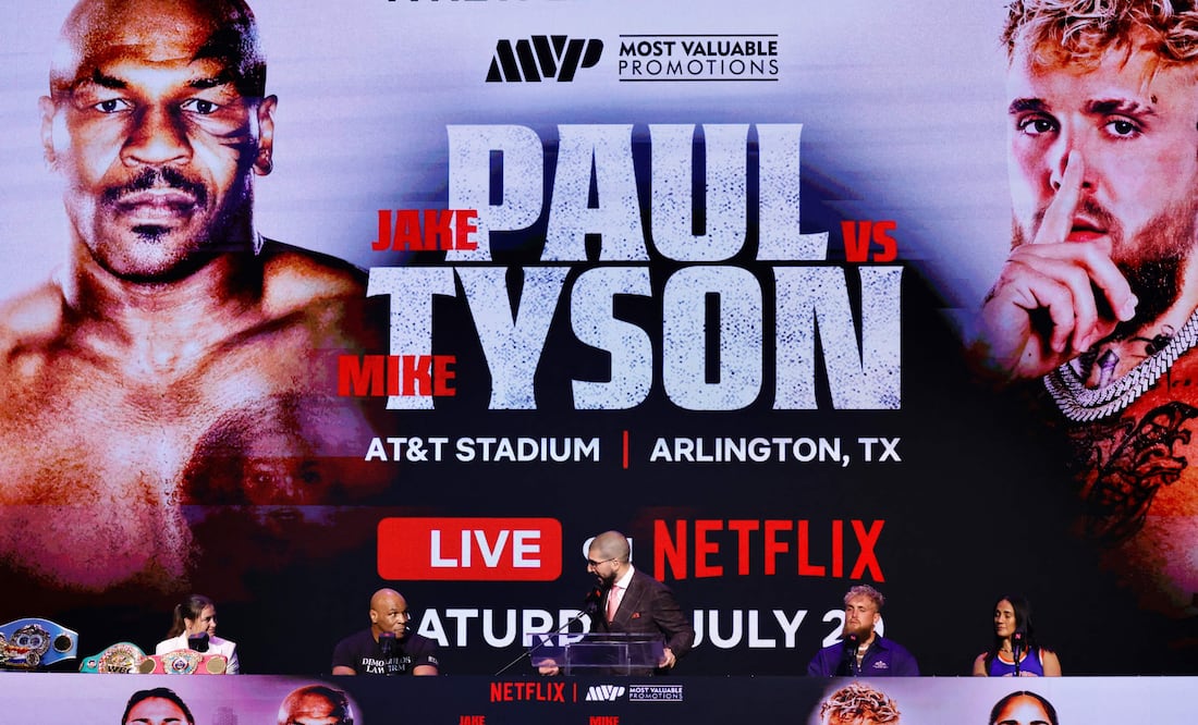 La pelea de Mike Tyson y Jake Paul se reprograma para el 15 de noviembre. FOTO: Kena Betancur / AFP