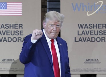 Trump afirma que le parece "buena idea" que se añada su rostro en Rushmore