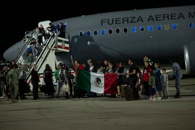 Dos aviones del Ejército mexicano viajan rumbo a Israel para iniciar puente aéreo a España