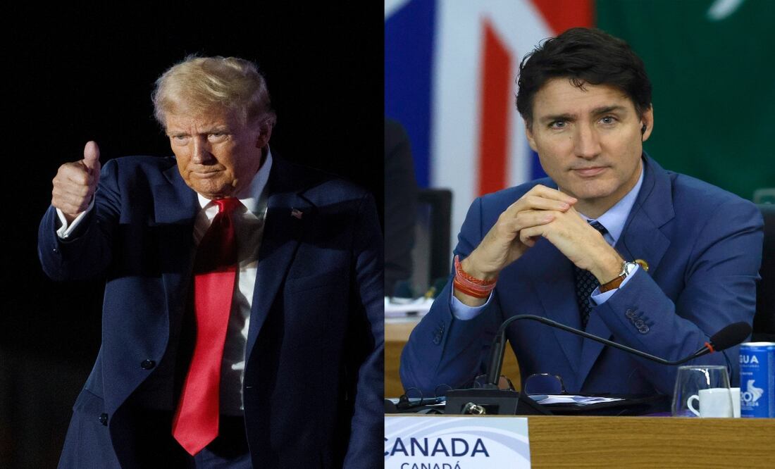 Trump insiste y provoca: “Canadá, pronto nuestro 51º estado” antes del gran duelo de las selecciones de hockey. Foto: EFE
