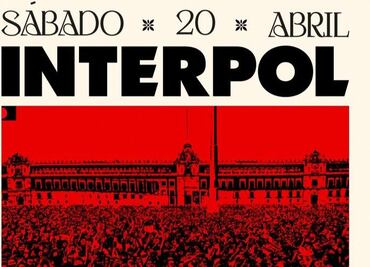 Interpol se presentará de manera gratuita en el Zócalo de la CDMX. Cuándo y a qué hora