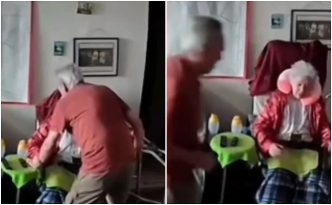 "Amor, no te vayas”: el desgarrador momento de una pareja de ancianos durante terremotos en Venezuela. @EFEnoticias